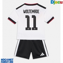 Njemačka Nick Woltemade #11 Domaci Dres za djecu SP 2026 Kratak Rukav (+ Kratke hlače)